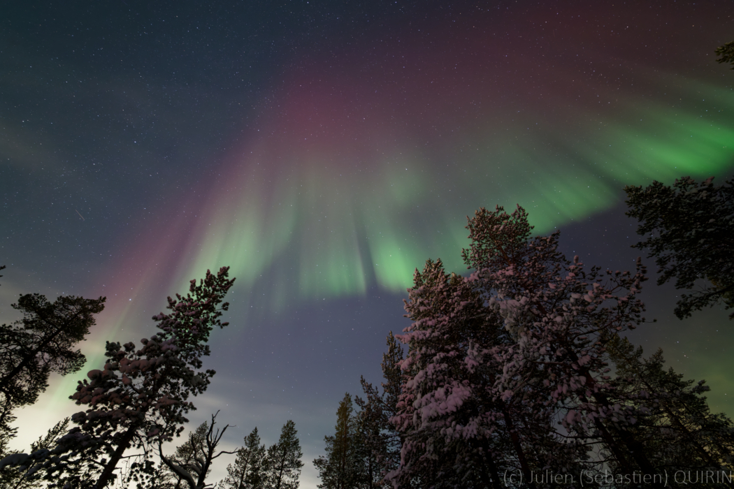 Aurore boréale en Finlande