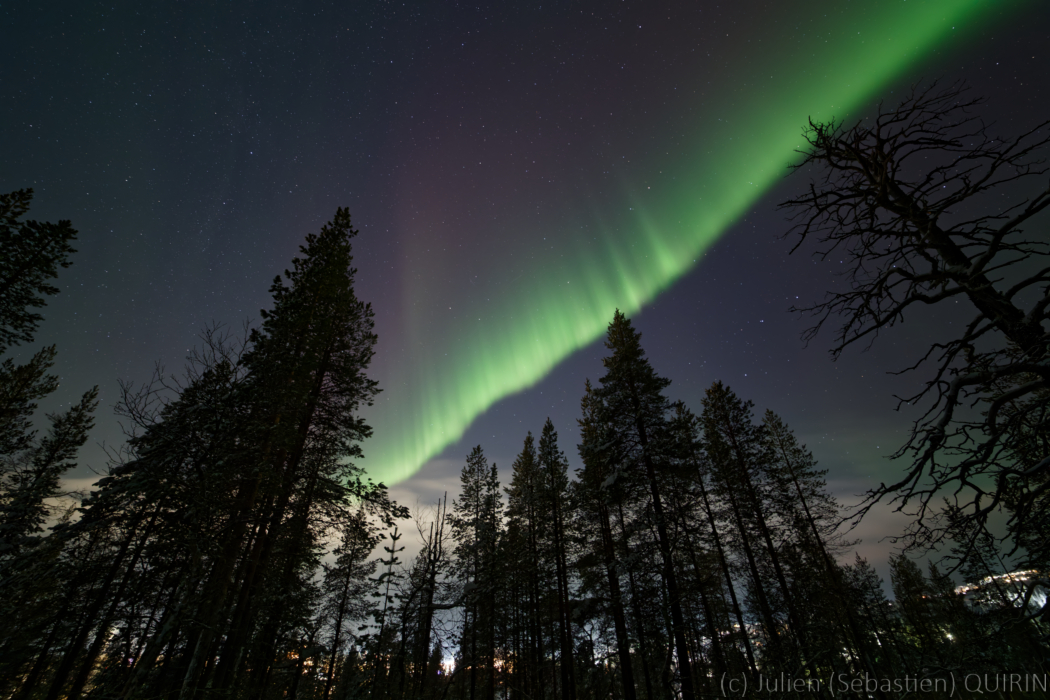 Aurore boréale en Finlande