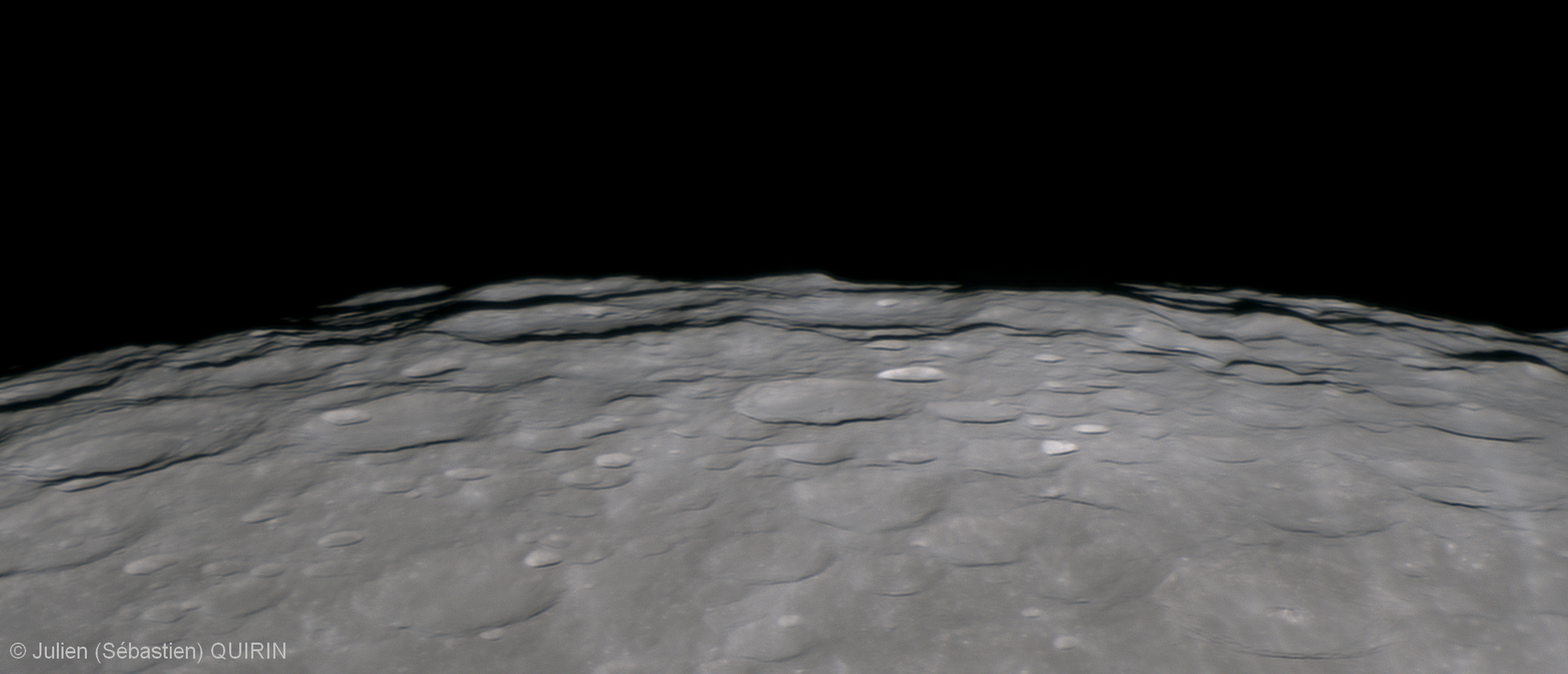 limbe lunaire en phase de pleine Lune